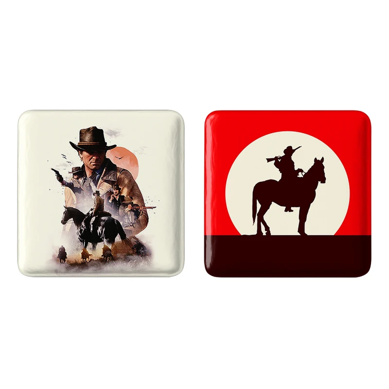 مگنت خندالو طرح رد دد Red Dead کد 1029810296 مجموعه 2 عددی