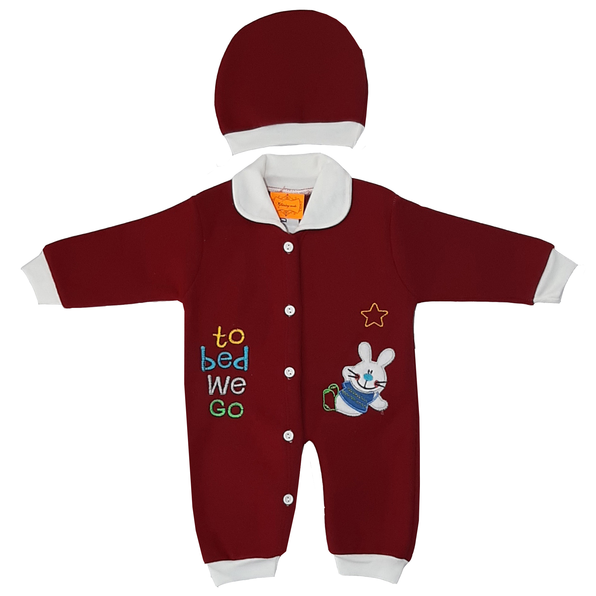 ست سرهمی و کلاه نوزادی کد s20-010