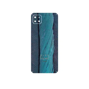 MAHOOT Turquoise feathers Cover Sticker for Samsung Galaxy A22 5G