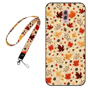 Megafone Fall 0017 Cover For Samsung Galaxy C8 / C7 2017 Mobile Neckband