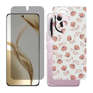 Glass Together model Privacy screen protector suitable for Honor 200 mobile phone with back cover sticker