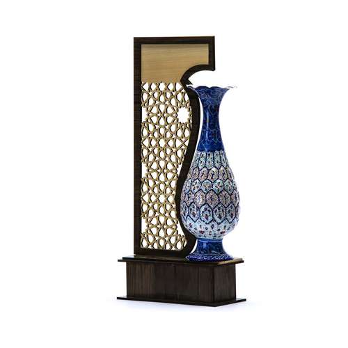 تندیس میناکاری هنرلوکس مدل گلدان f20