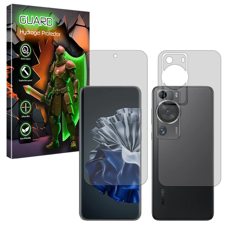 محافظ صفحه نمایش مات گارد مدل Tough مناسب برای گوشی موبایل هوآوی P60 Pro به همراه محافظ پشت گوشی