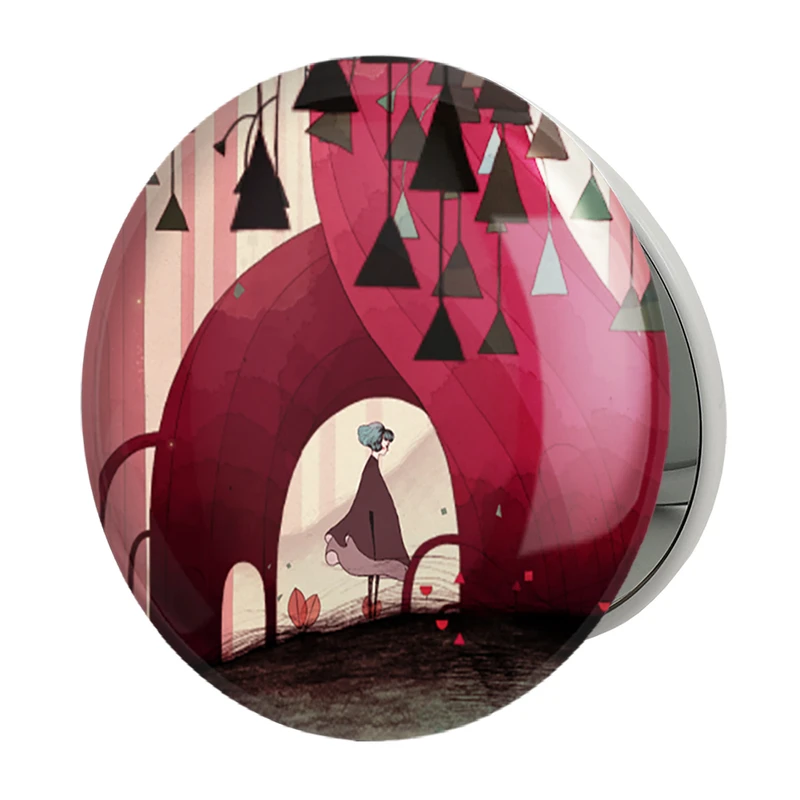 آینه جیبی خندالو طرح بازی گریس (Gris) مدل تاشو کد 35548