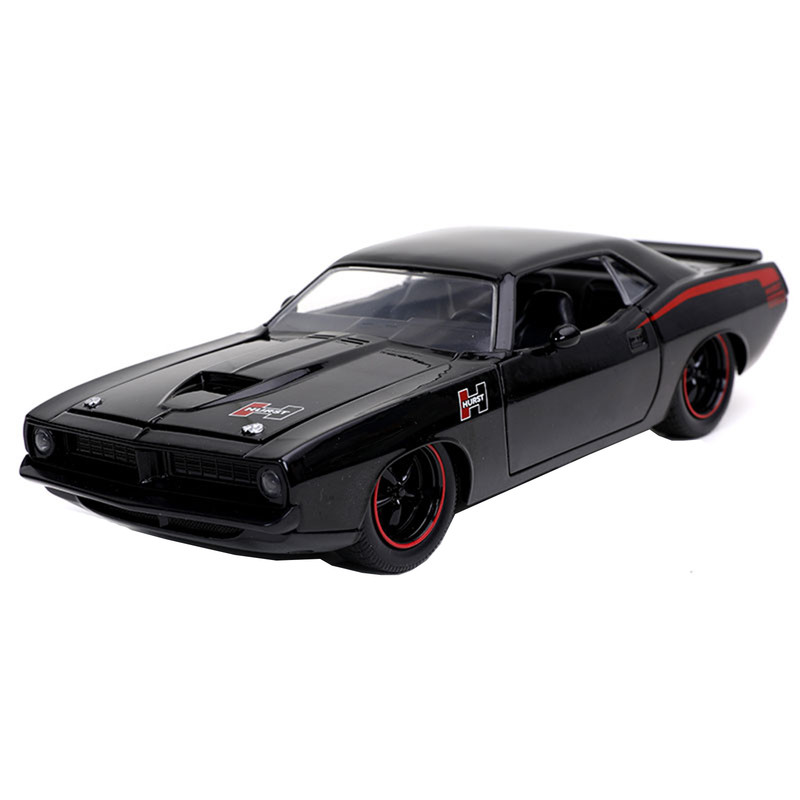 ماکت ماشین جادا مدل 1973 plymouth barracuda black 