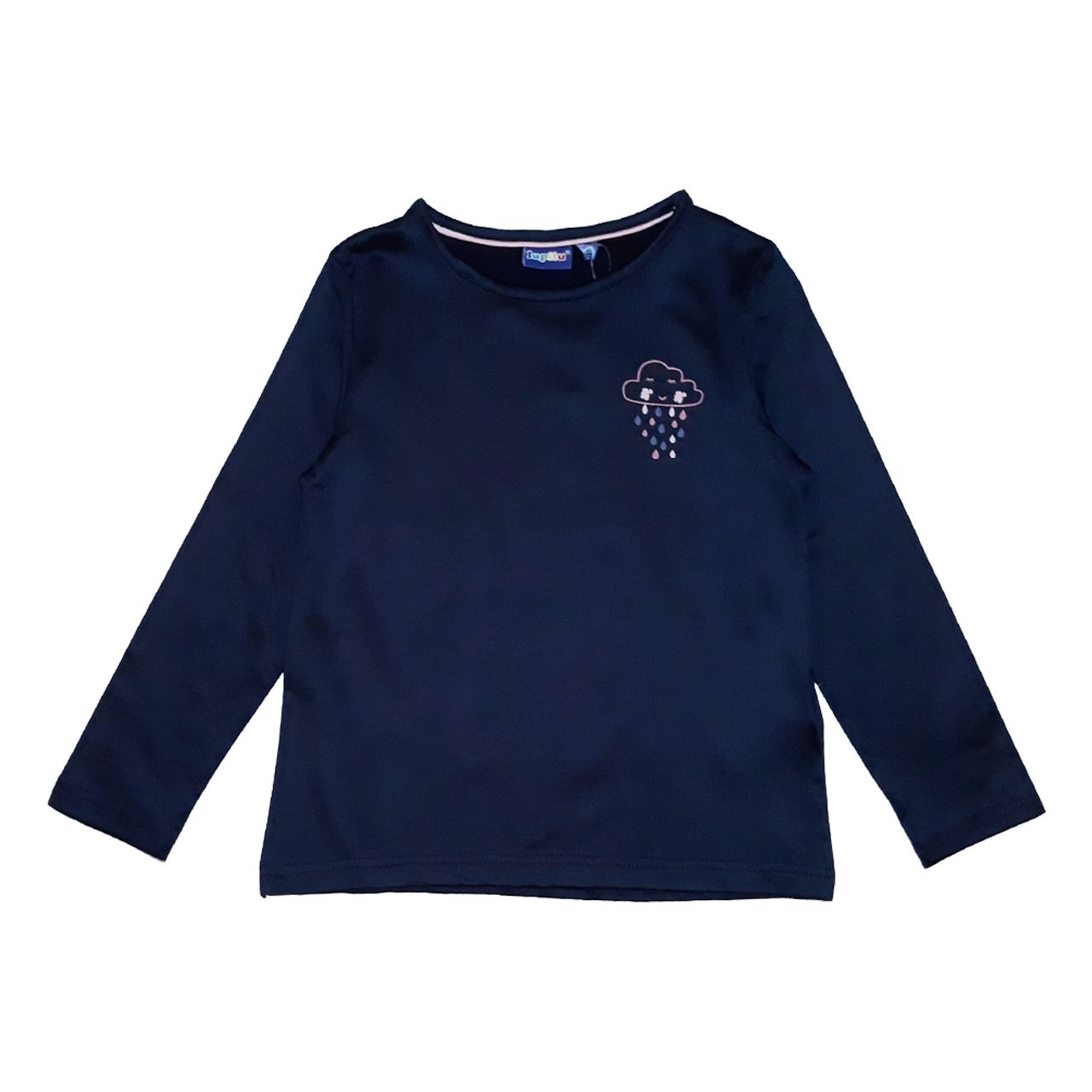 تی شرت آستین بلند دخترانه لوپیلو کد 3072 مجموعه 2 عددی - - 3