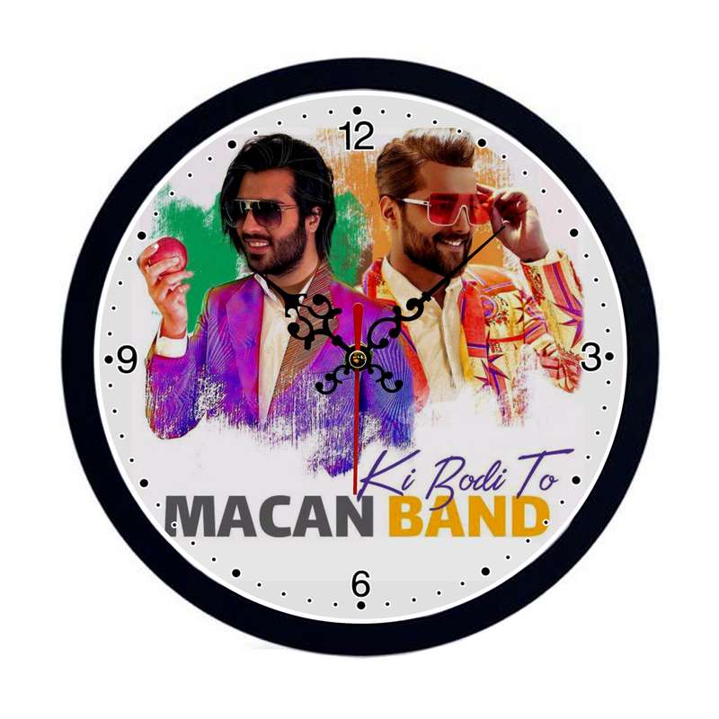 ساعت دیواری مدل ماکان بند کد s-115