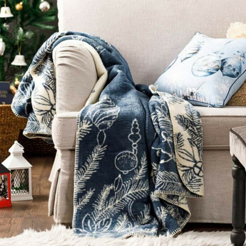 شال مبل انگلیش هوم مدل Winter Tree سایز 170x130 سانتی متر