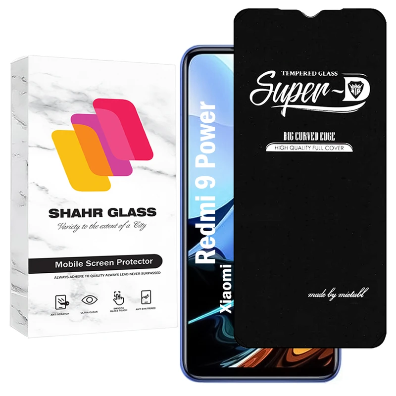 محافظ صفحه نمایش شهر گلس مدل SUPERDNSH مناسب برای گوشی موبایل شیائومی Redmi 9 Power