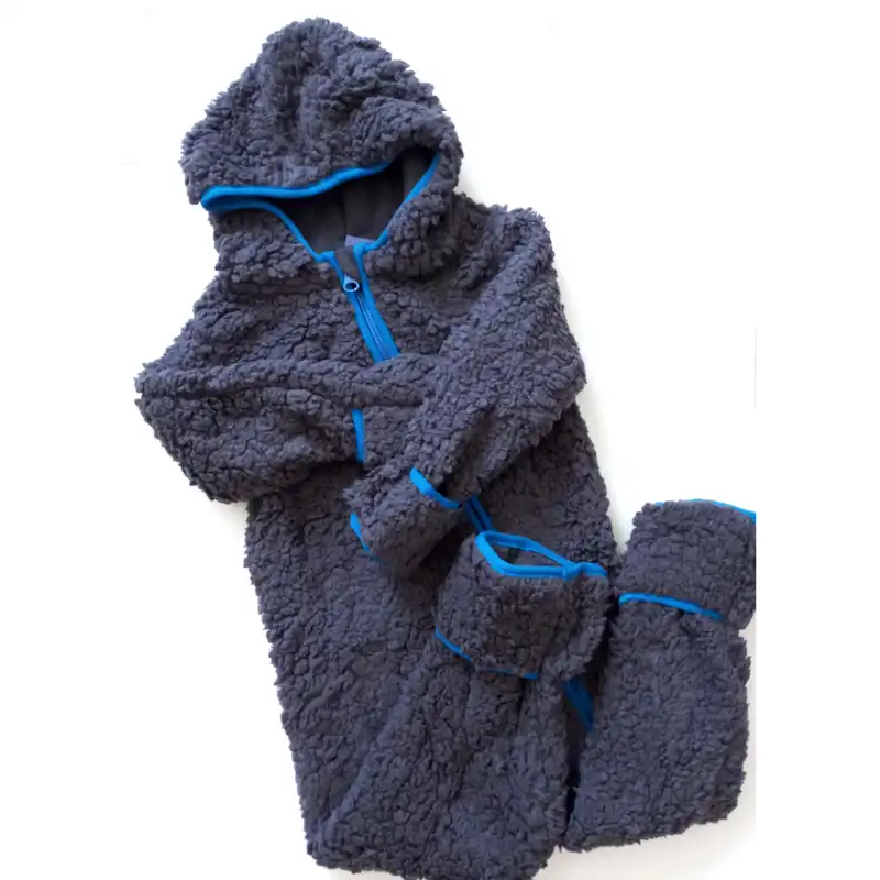 سرهمی زمستانی نوزادی لوپیلو مدل پشمی