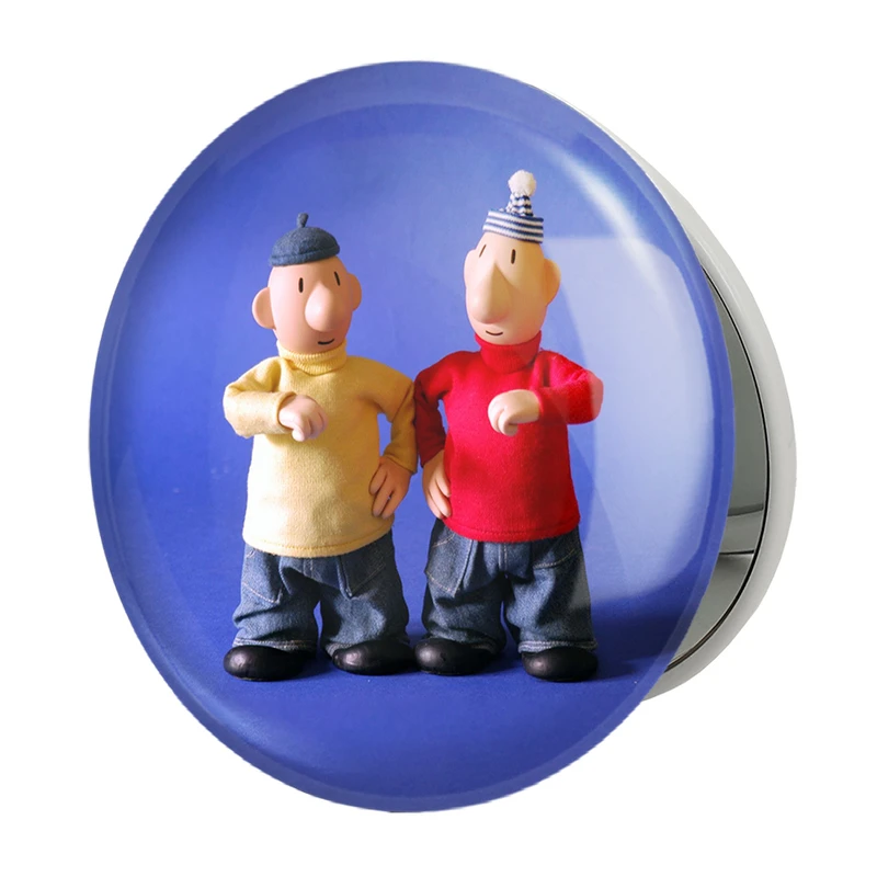 آینه جیبی خندالو طرح پت و مت مدل تاشو کد 28051 