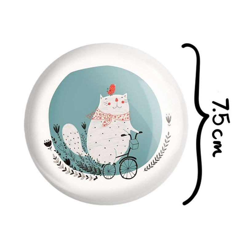 آینه جیبی خندالو طرح گربه کد 5158 آینه جیبی خندالو طرح گربه کد 5158