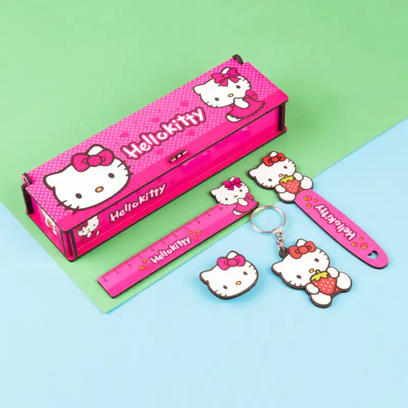 بسته لوازم تحریر مدل کیتی مجموعه 5 عددی