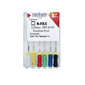کا فایل دستی اندوآرت مدل K کد 10 طول 25 میلی متر بسته 6 عددی