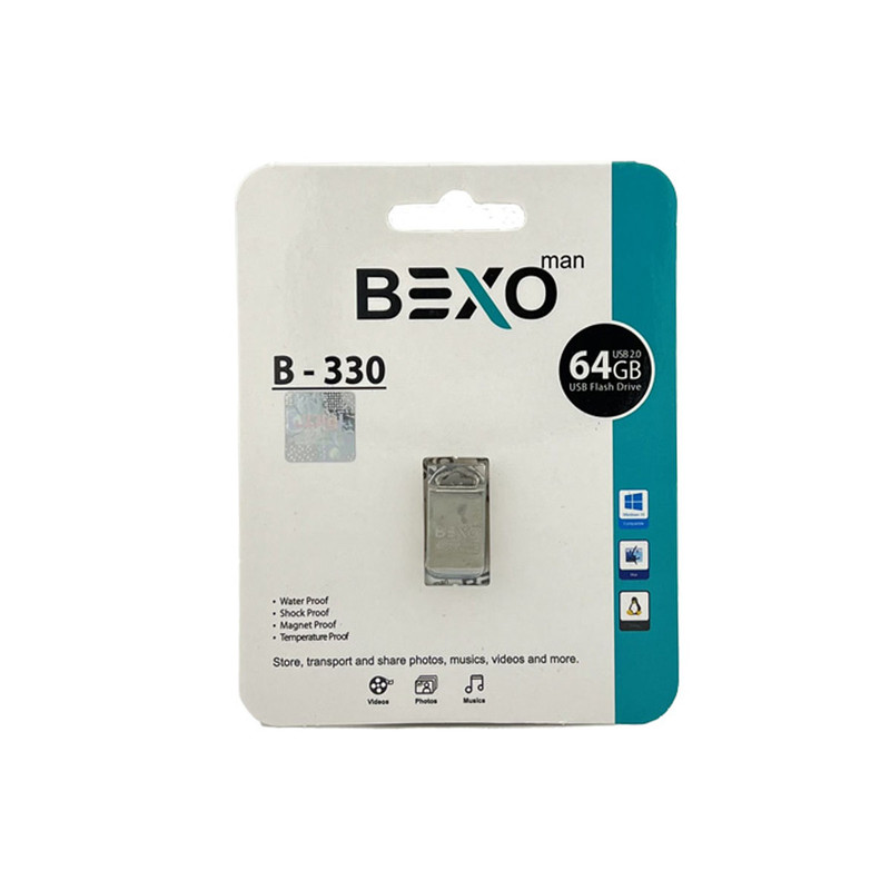 فلش مموری بکسو مدل B-330 ظرفیت 64 گیگابایت با رابط USB 2.0