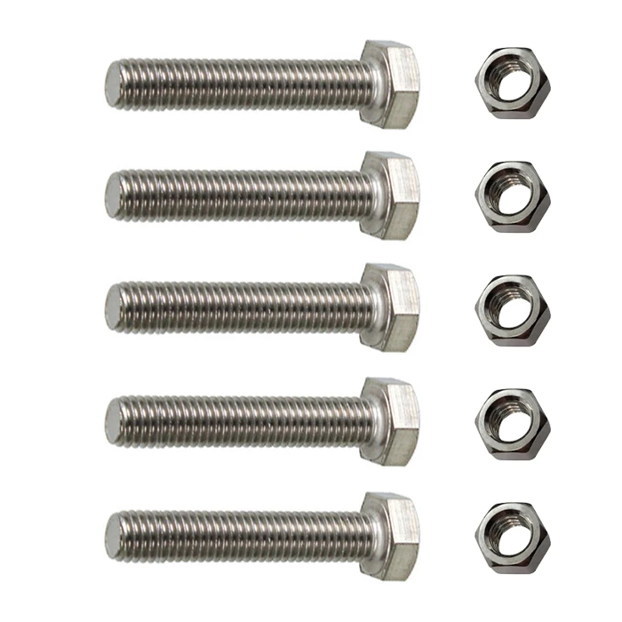 پیچ و مهره مدل 10-x-70 مجموعه 10 عددی