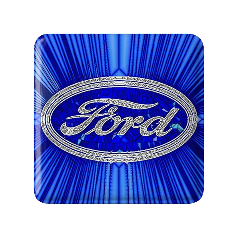مگنت خندالو طرح فورد Ford مدل مربعی کد 30715