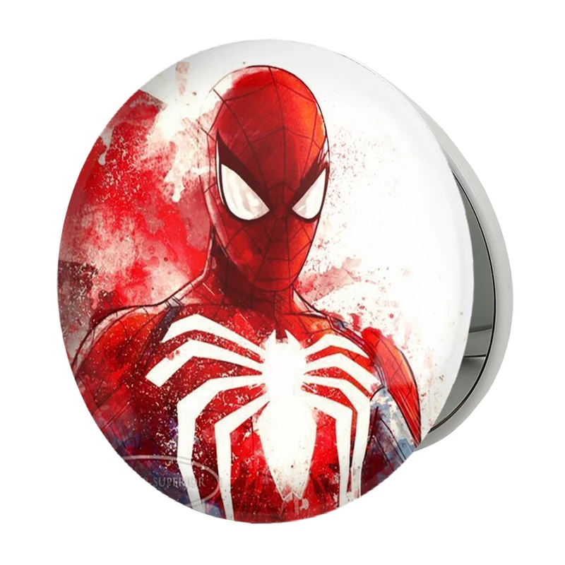 آینه جیبی خندالو طرح مرد عنکبوتی Spider Man مدل تاشو کد 2372 