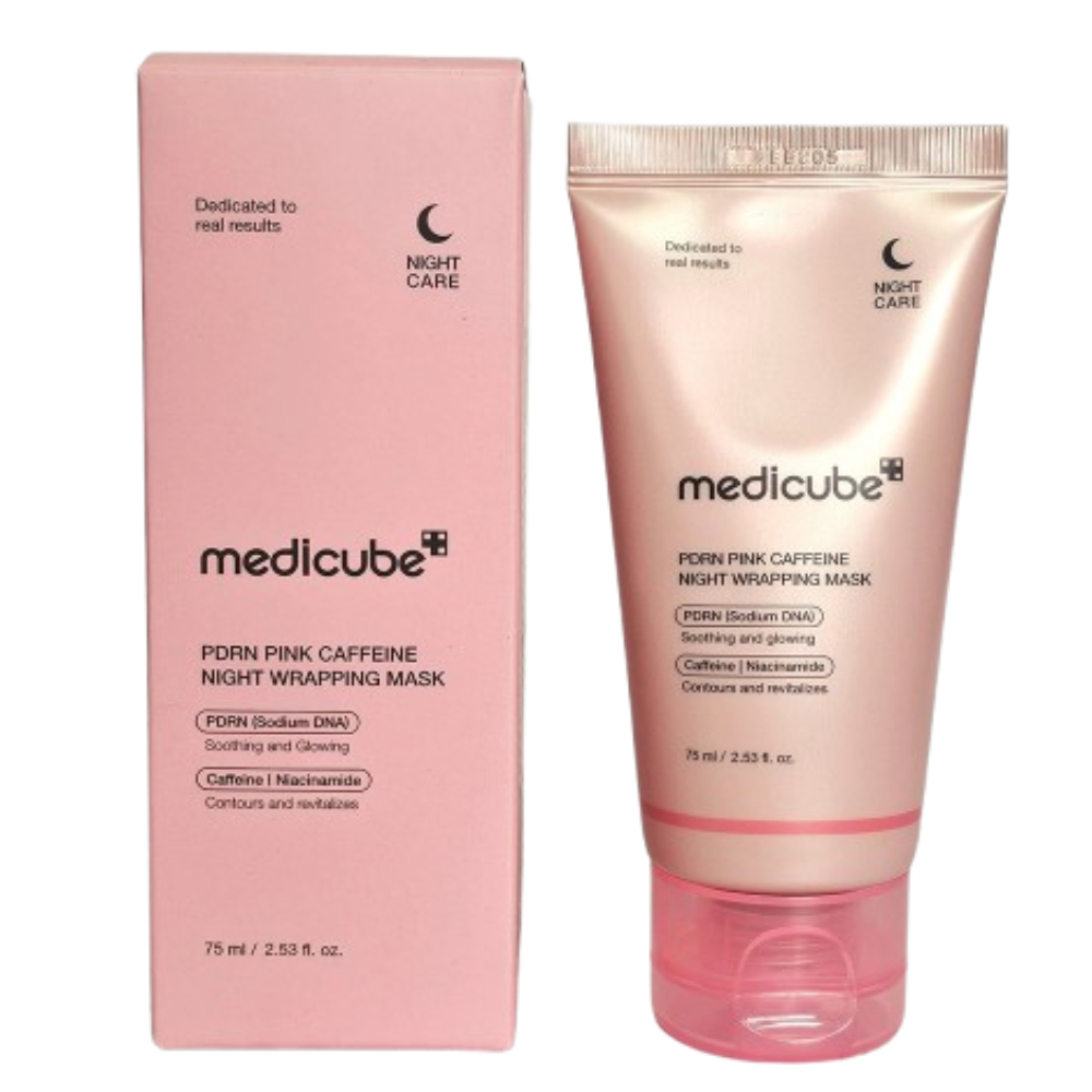 ماسک صورت مدی کیوب مدل pdrn  مناسب برای انواع پوست حجم 75 میلی لیتر