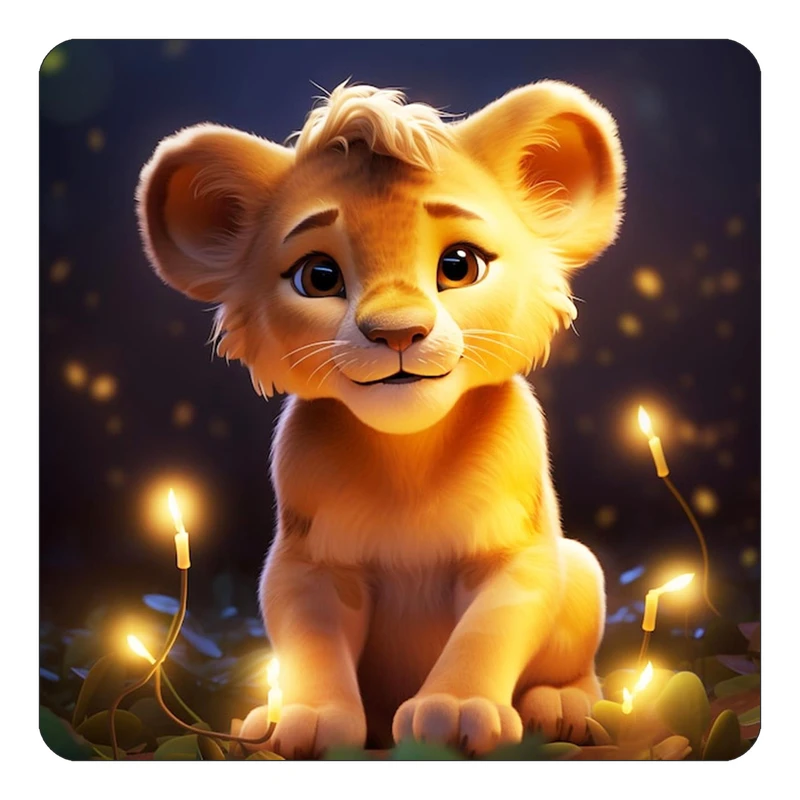 مگنت کاکتی طرح حیوانات کارتونی مدل mp28045