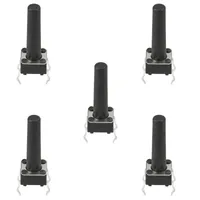 میکرو سوئیچ مدل Vertical-6×6×21-4P بسته 5 عددی
