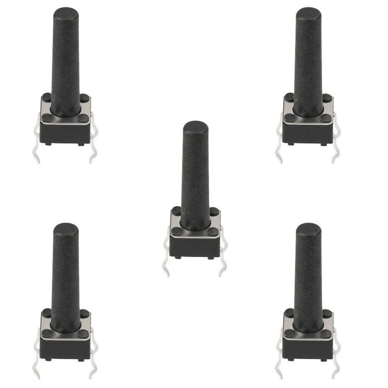 میکرو سوئیچ مدل Vertical-6×6×21-4P بسته 5 عددی