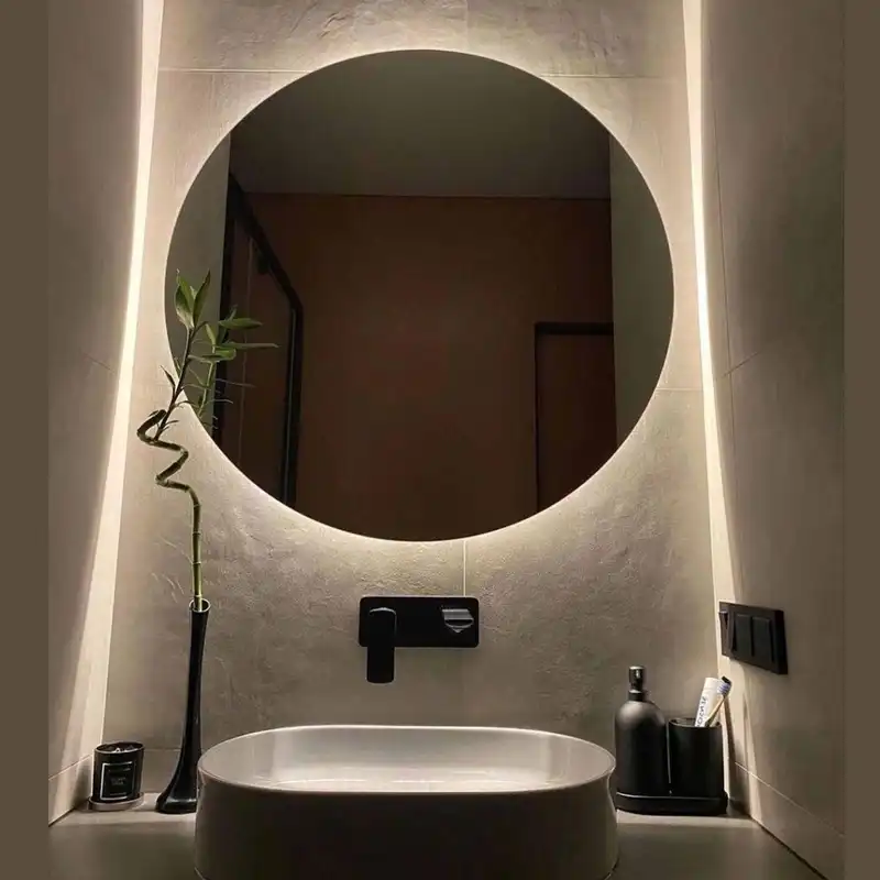 آینه سرویس بهداشتی الف طرح گرد کد BA-85