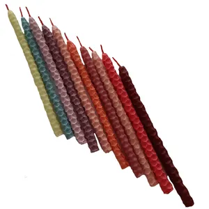 شمع تولد مدل موم عسل مجموعه 10 عددی