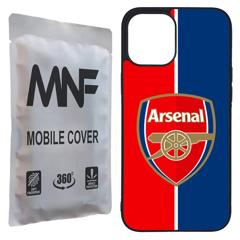 کاور ام ان اف طرح تیم Arsenal کد P-234 مناسب برای گوشی موبایل اپل iPhone 12 Pro Max