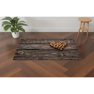 پادری مدل سه لایه رویه مخمل طرح گل کد S513 سایز 75x45 سانتی متر