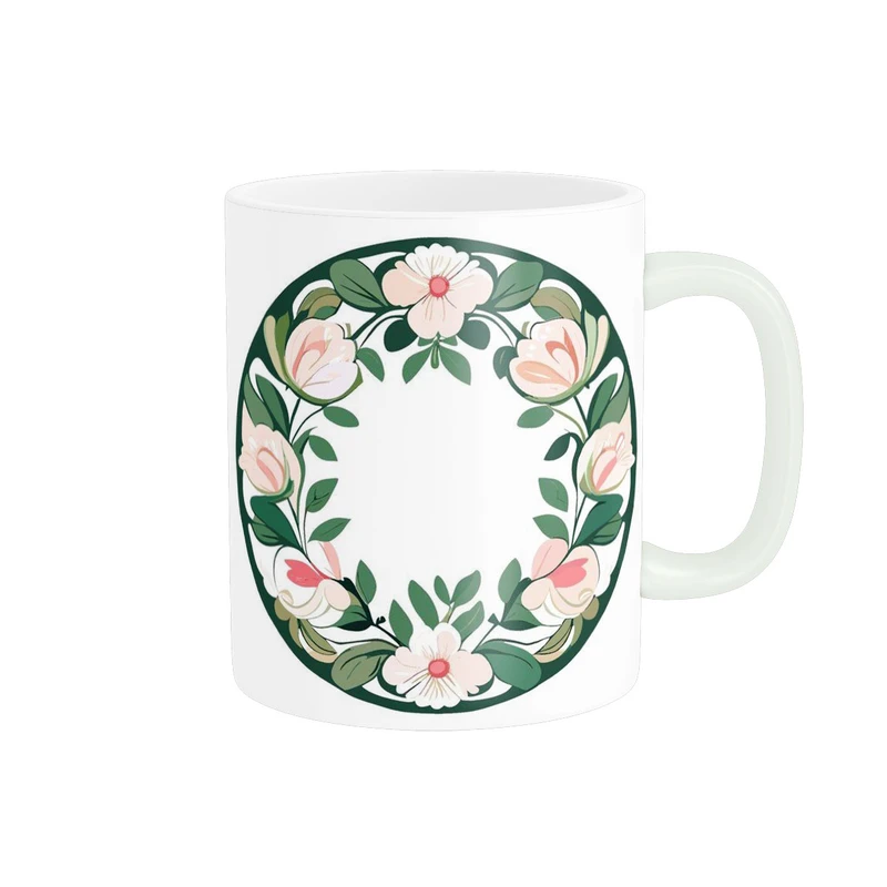 ماگ پاد آفرین مدل گل طرح سنتی ایرانی کد 1940