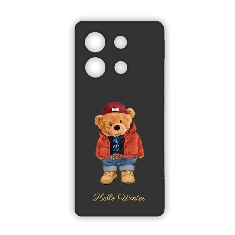کاور مدل خرس کد 114 مناسب برای گوشی موبایل شیائومی Redmi Note 13 Pro (4G) / Poco M6 Pro (4G)