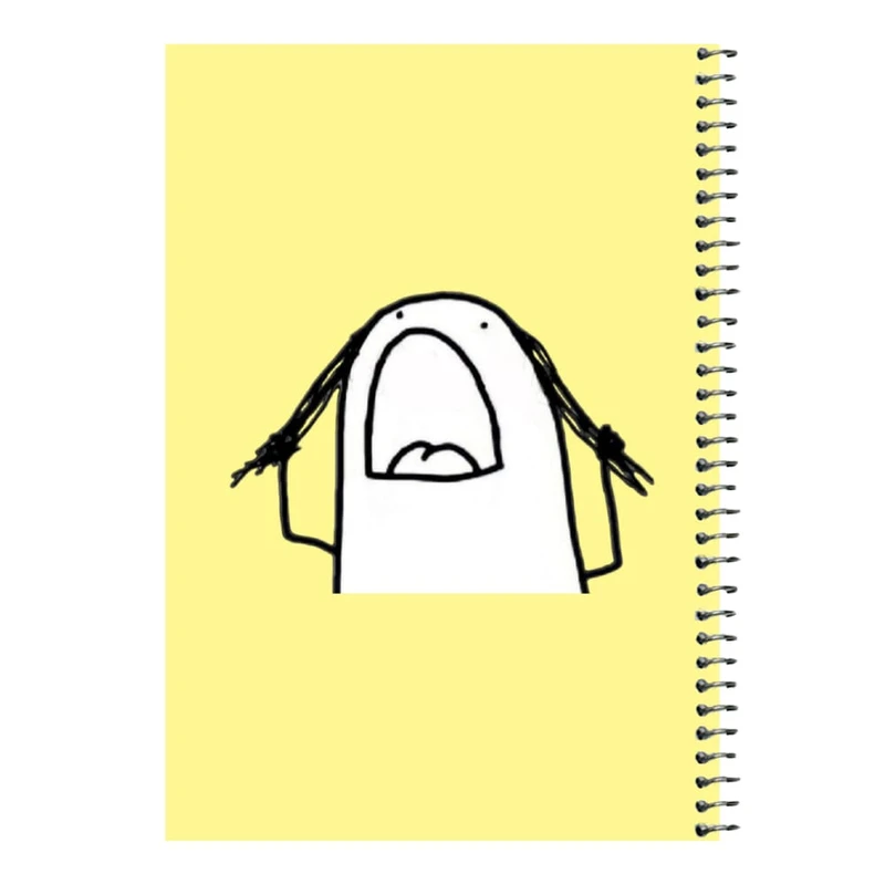 دفتر مشق 80 برگ اس جی مدل استیکر عصبانی   