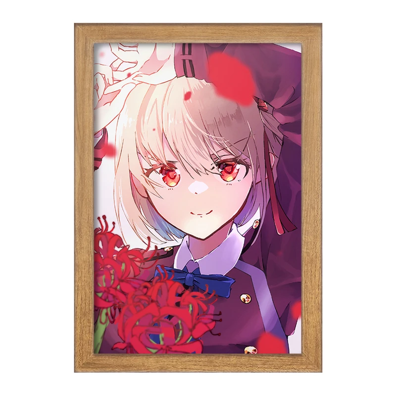 تابلو خندالو مدل چیساتو انیمه لیکوریس ریکویل Lycoris Recoil  کد 23033