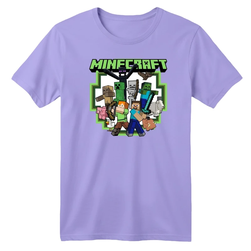 تی شرت آستین کوتاه بچگانه مدل ماینکرفت کد 010