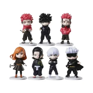 فیگور مدل انیمه جوجوتسو کایزن طرح گوجو و دوستان مجموعه 7 عددی