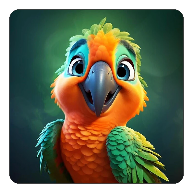 مگنت کاکتی طرح حیوانات رنگی مدل mp26074