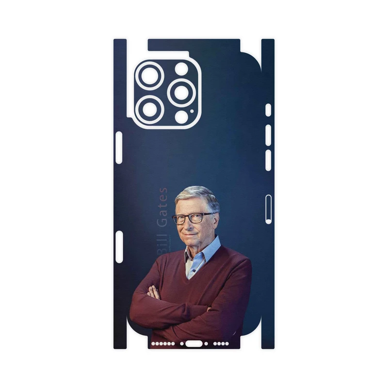 برچسب پوششی ماهوت مدل Bill_Gates-FullSkin مناسب برای گوشی موبایل اپل iPhone 16 Pro Max