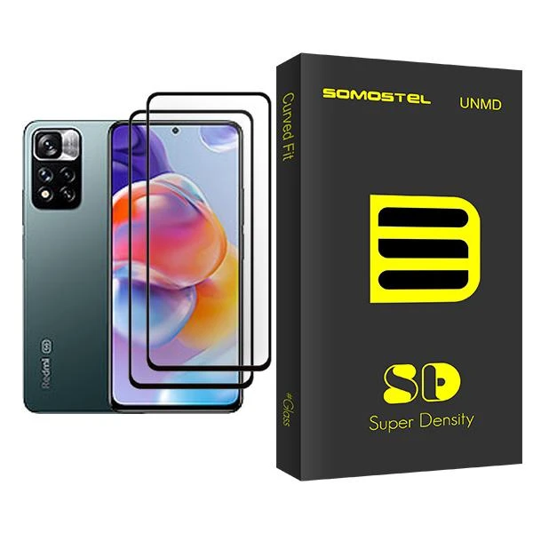 محافظ صفحه نمایش سوماستل مدل SD Glass MIX002 مناسب برای گوشی موبایل شیائومی Redmi Note 11 Pro+ 5G بسته دو عددی