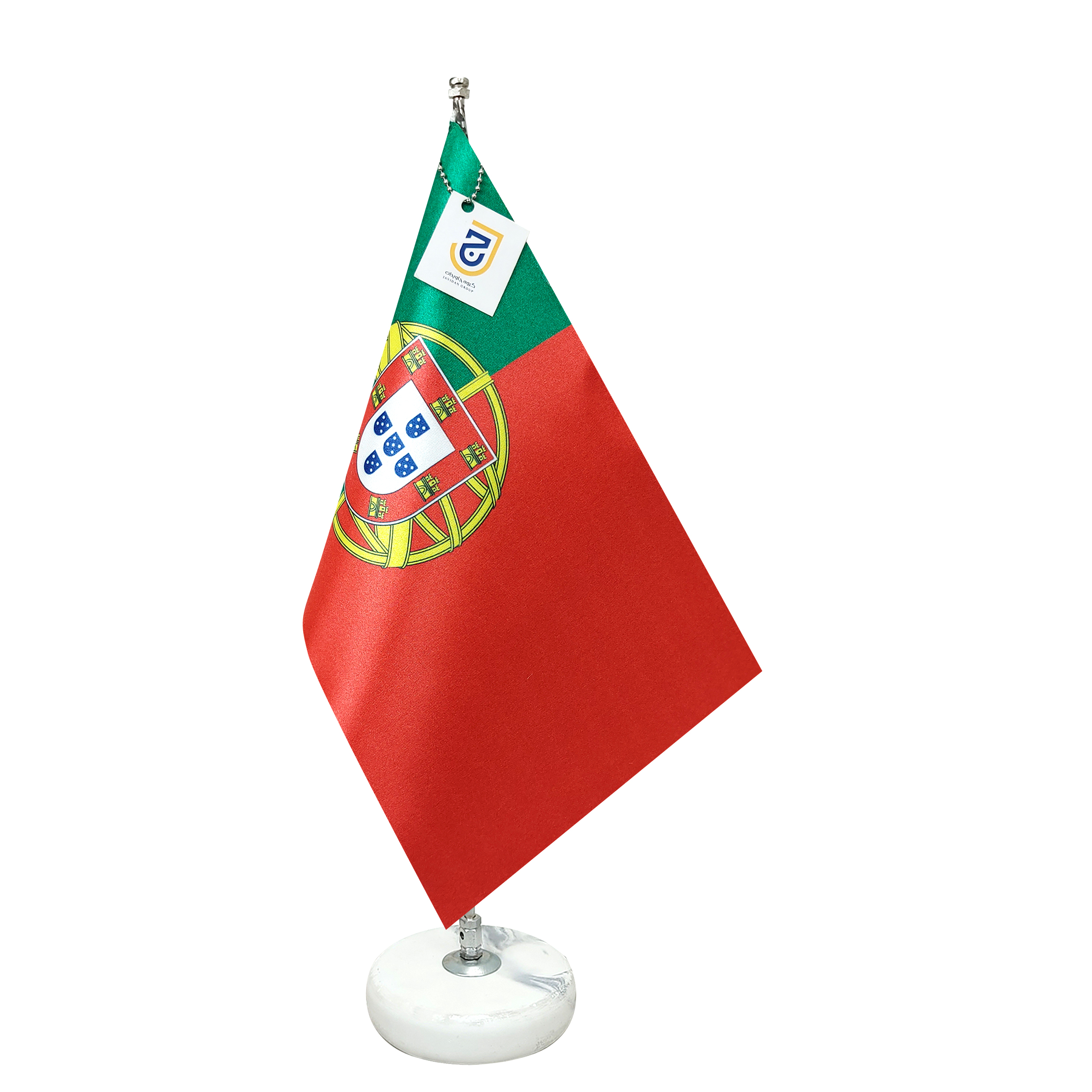 پرچم رومیزی جاویدان تندیس پرگاس مدل پرتغال کد 2