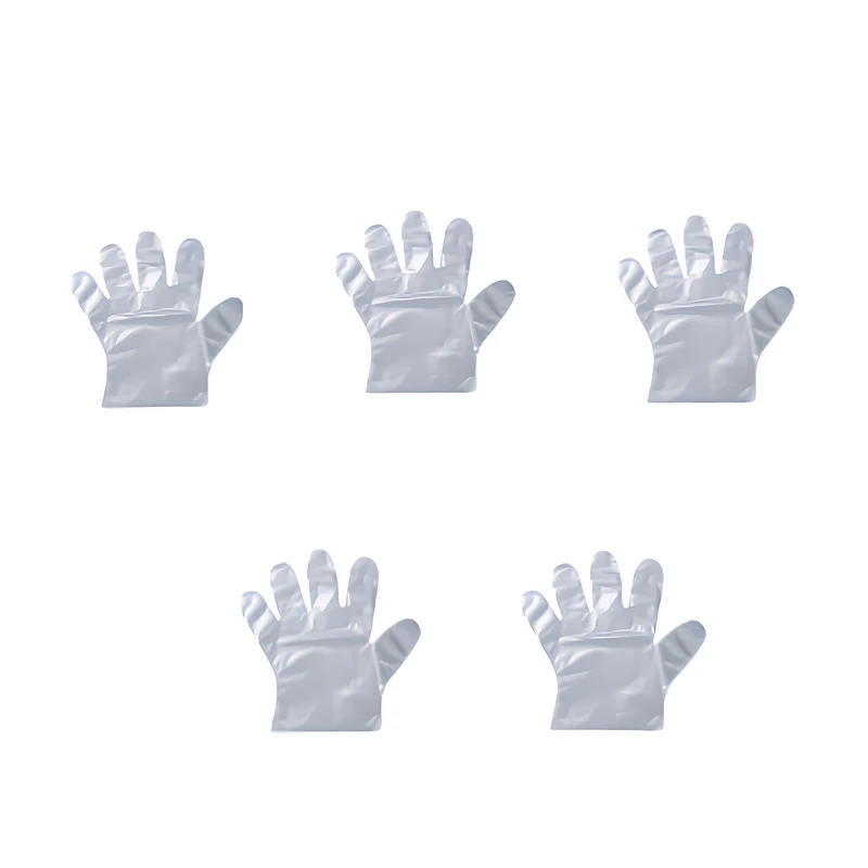 دستکش یکبار مصرف مدل C5 پنج بسته 75 عددی