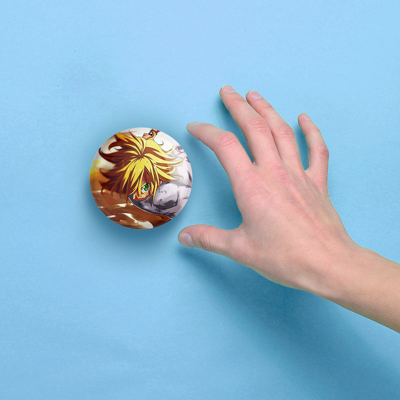 آینه جیبی خندالو مدل ملیوداس انیمه هفت گناه کبیره  کد 17581