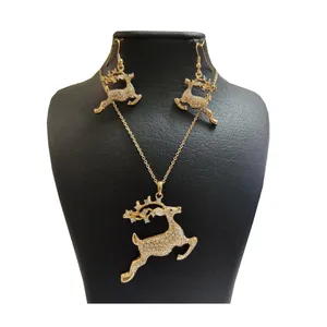 نیم ست زنانه مدل گوزن کریسمس کد 65