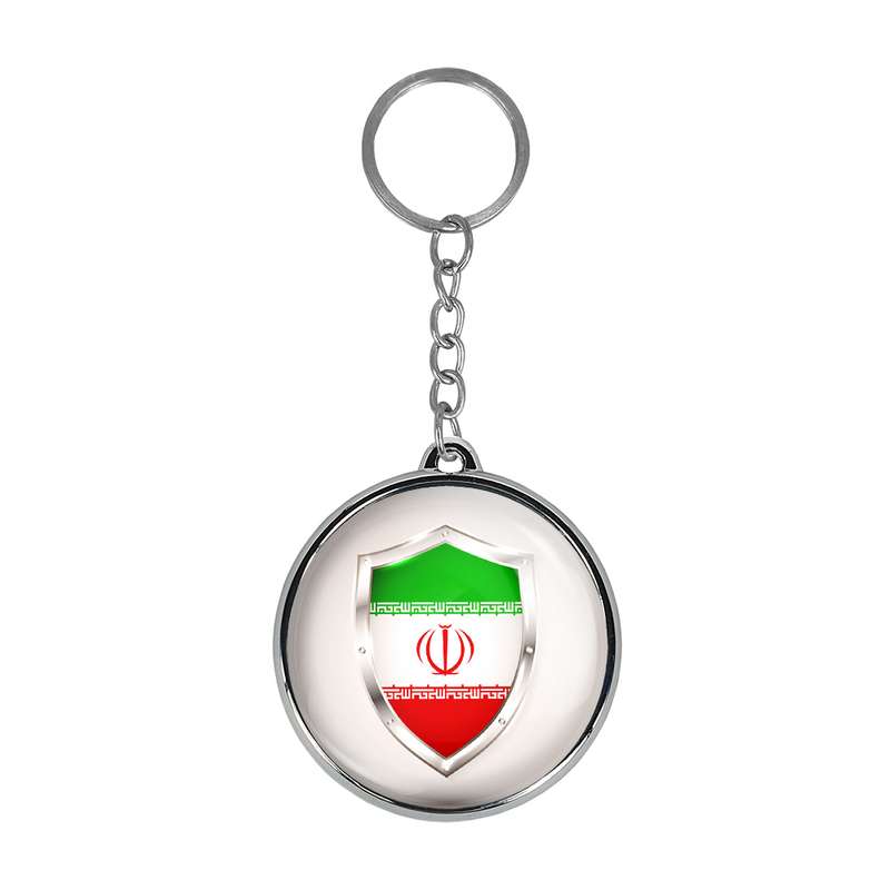 جاکلیدی خندالو طرح پرچم ایران مدل دوطرفه کد 2051120507