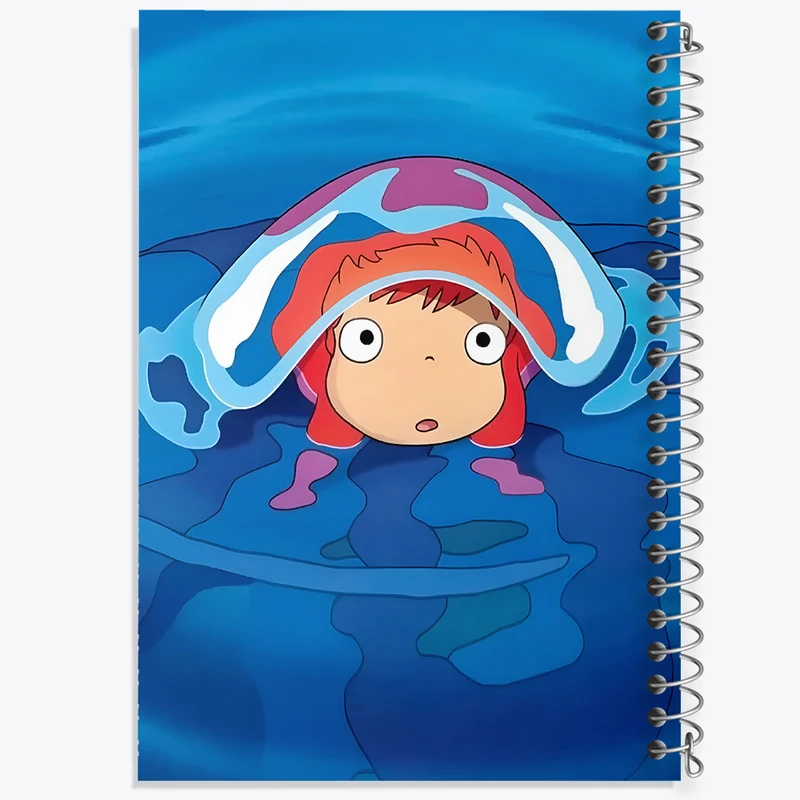 دفتر نقاشی 50 برگ خندالو طرح انیمه پونیو (Ponyo) کد N4033