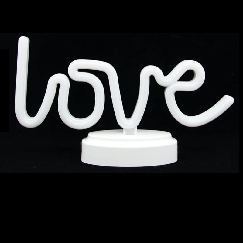 چراغ خواب مدل نئونی طرح love