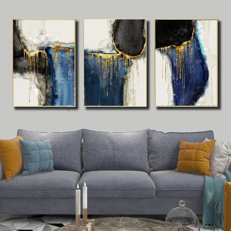 تابلو آتریسا طرح مدرن مدل AT0333 مجموعه 3 عددی