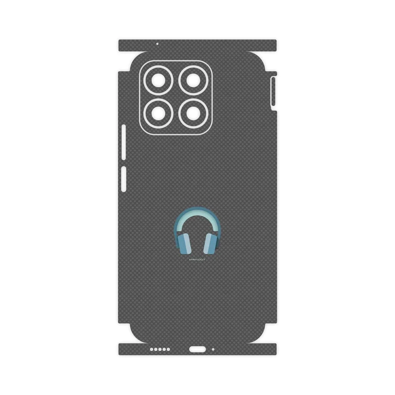 برچسب پوششی ماهوت مدل Minimal Headphone Icon-FullSkin مناسب برای گوشی موبایل آنر X8b