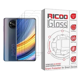 Ricoo Ricoo Glass MIX003 Screen Protector For Xiaomi Poco X3 Pro Pack Of 3