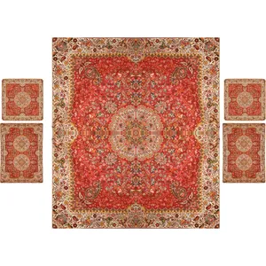 ست 5 تکه روتختی ترمه نگین خاتم طرح افشار کد 7